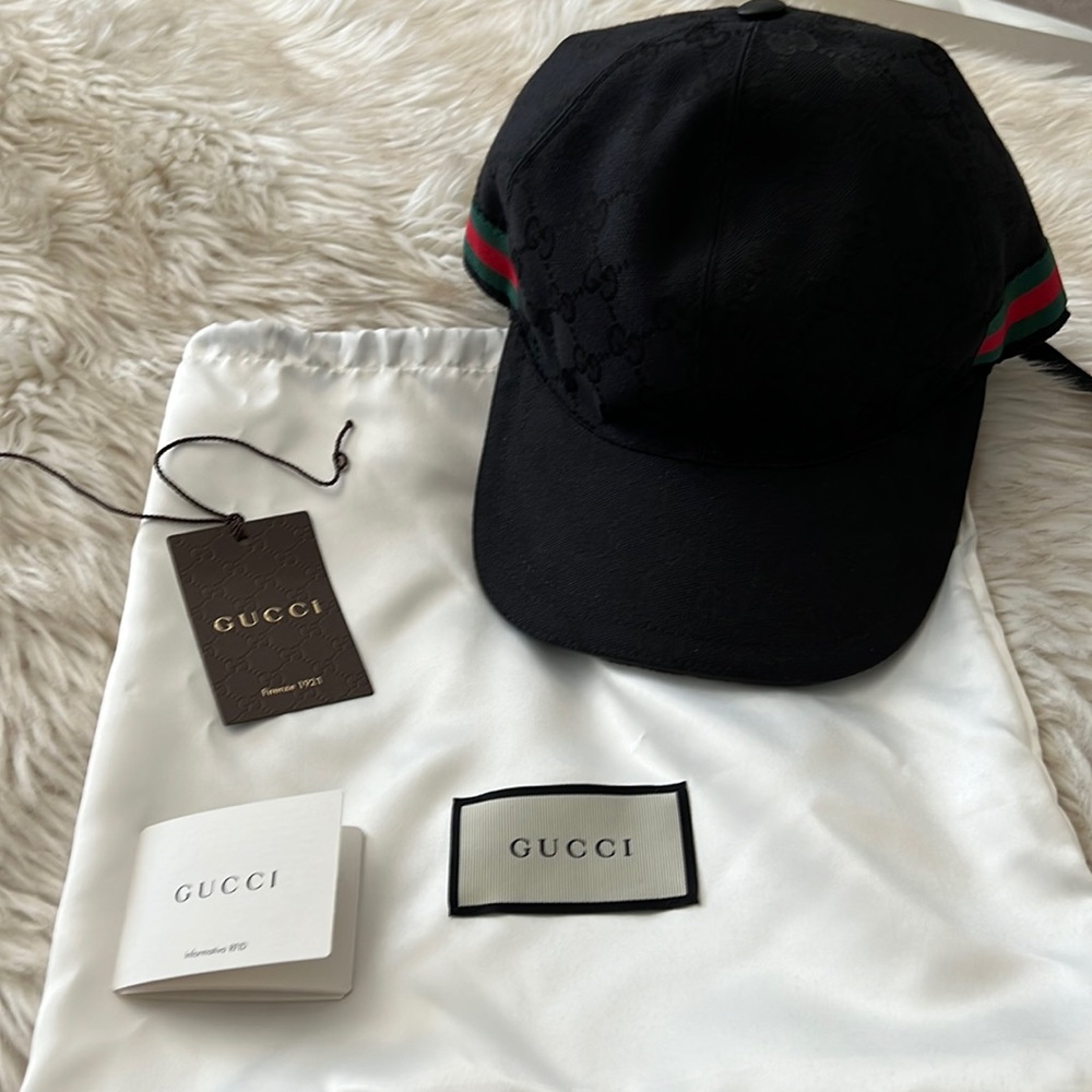 Original GG canvas baseball hat with Web